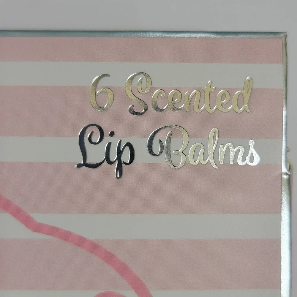 NIB Disney The Aristocats 6 Scented Lip‎ Balms Set Marie Duchess Marie Kitten